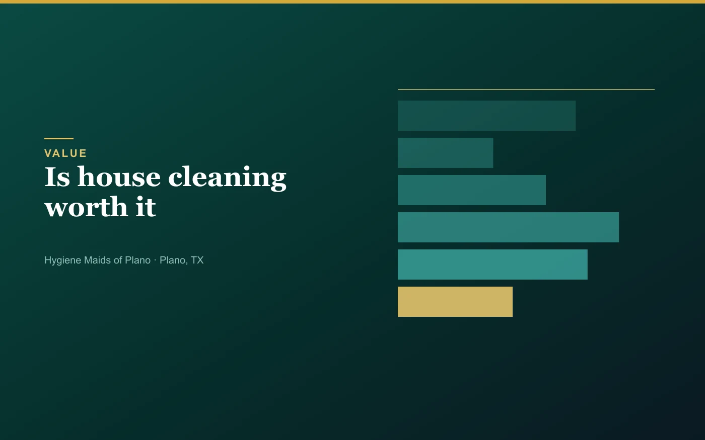 Is professional house cleaning worth the money