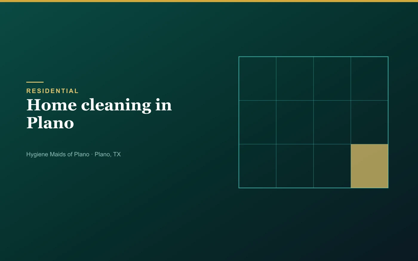 Hygiene Maids of Plano residential cleaning services