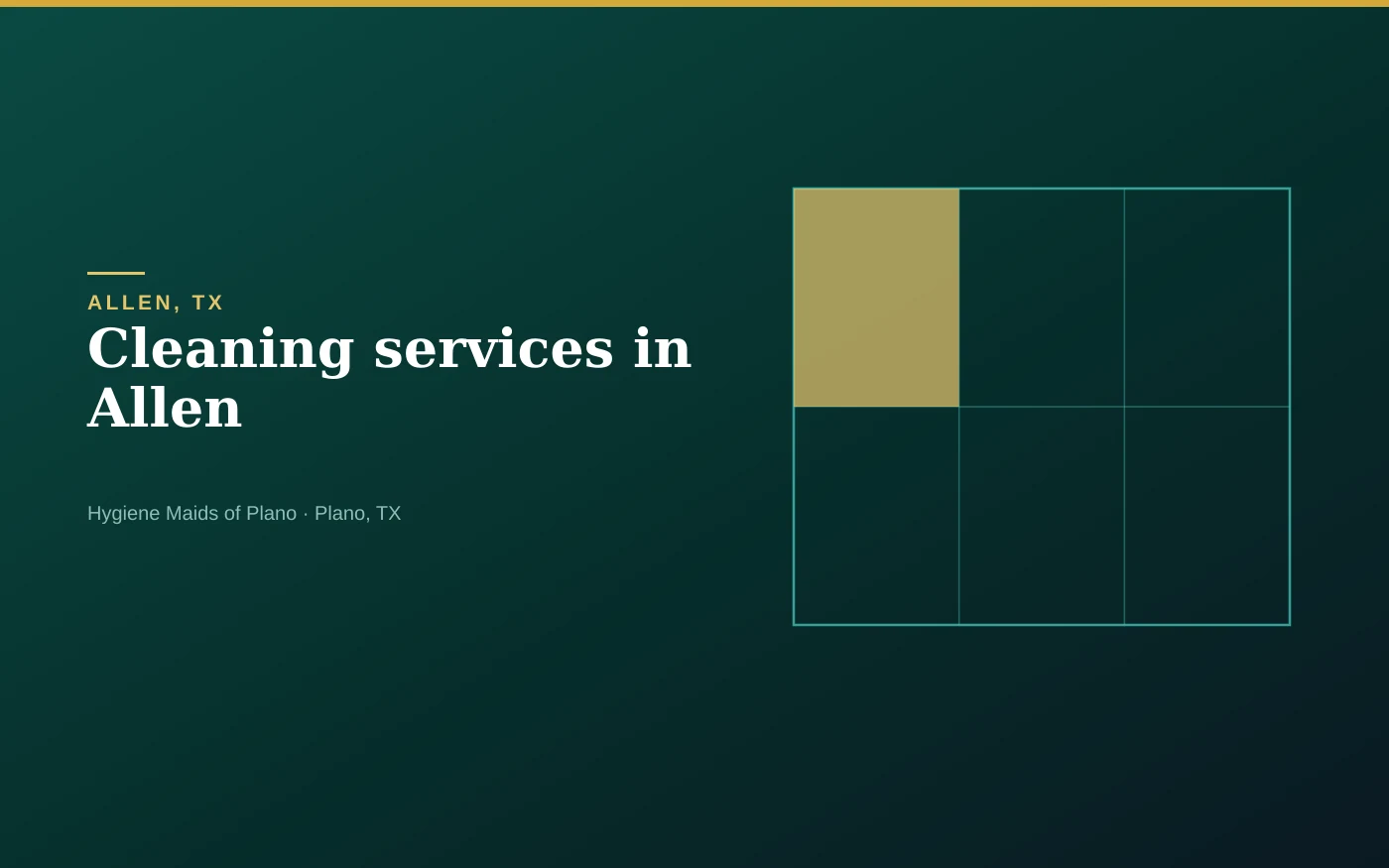 Cleaning services for homes and businesses across Allen, Texas
