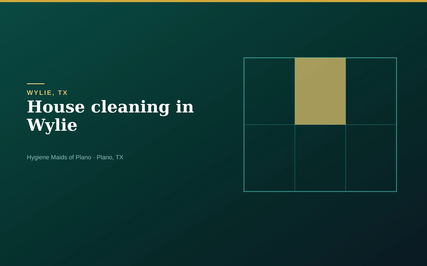 Regular house cleaning in a newer Wylie family home